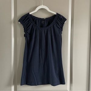 LOFT - navy top